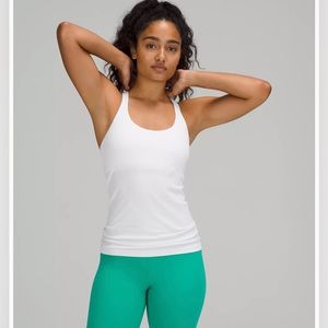 Lulu white ebb to street tank